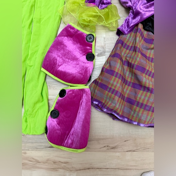 Mad Hatter Purple and Green Kids Costume Set - Picture 3 of 7